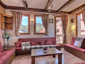 Chalet pour 11 personnes au pied des pistes à La Plagne, avec garage et balcons - FR-1-455-202